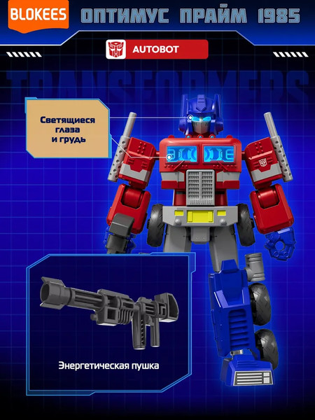 Конструктор Blokees Трансформеры. Shining 1985 / 67320