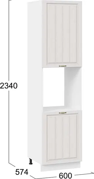 Шкаф-пенал кухонный ТриЯ Лина 1ПВ6 с двумя дверями