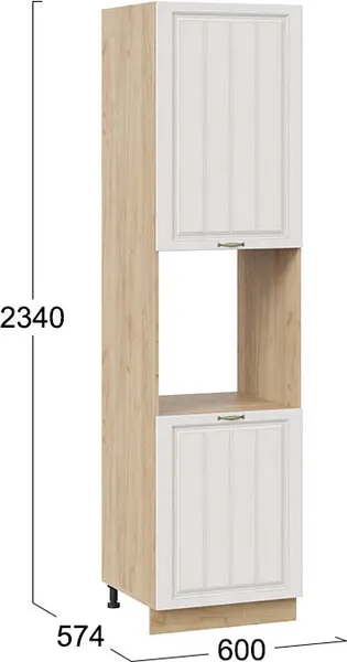Шкаф-пенал кухонный ТриЯ Лина 1ПВ6 с двумя дверями