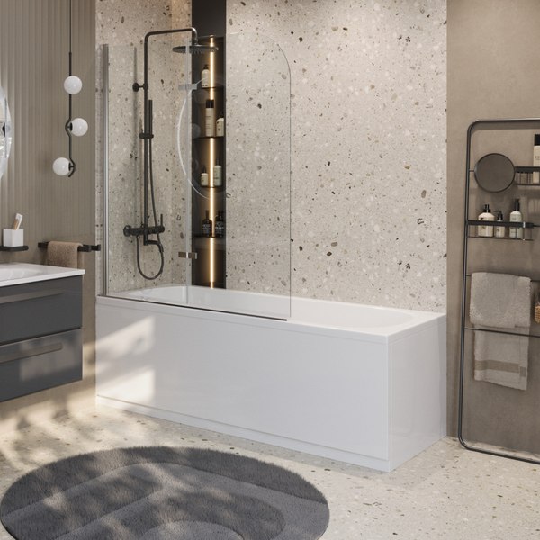 Ванна акриловая Cezares ECO-165-70-41-W37