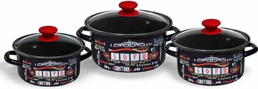 Набор кастрюль КМЗ Борщ-1 Нбр