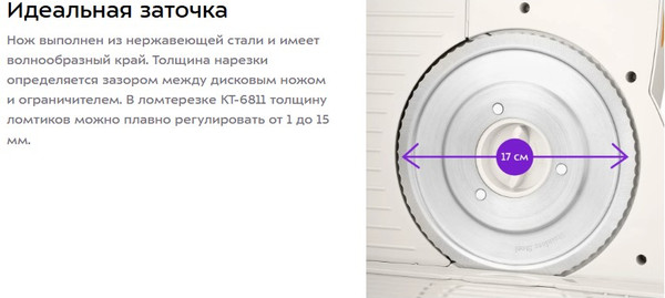 Ломтерезка Kitfort КТ-6811