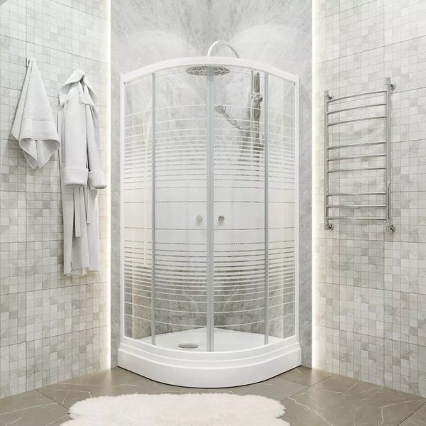 Душевой уголок Triton Стандарт А c расширительным профилем 100x100