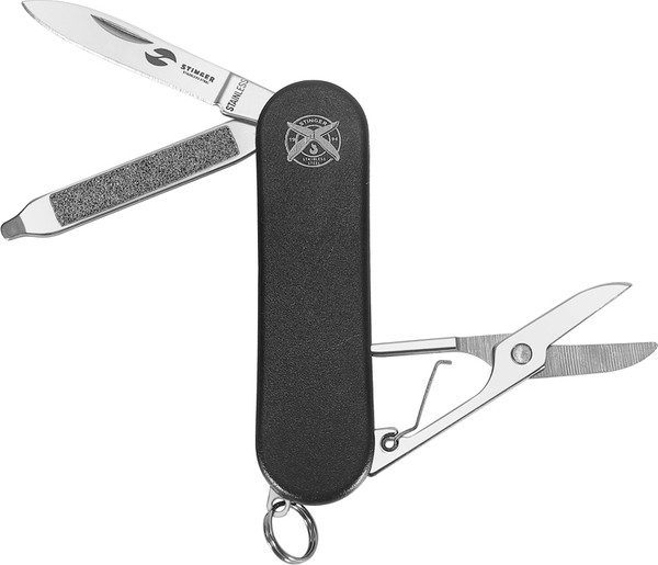 Нож швейцарский STINGER FK-K7003LG-BLACK - фото
