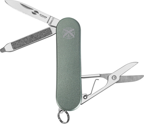 Нож швейцарский STINGER FK-K7003LG-GREEN - фото