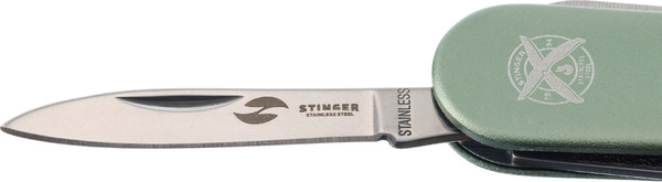 Нож швейцарский STINGER FK-K7003LG-GREEN