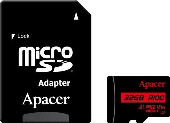 Карта памяти Apacer microSDXC 128GB с адаптером - фото