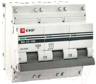 Выключатель автоматический EKF PROxima mcb47100-3-80C-pro - фото