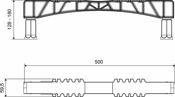 Ножки опорные Excellent NWT-50W