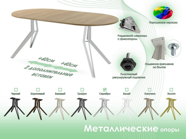 Обеденный стол AMC Elite / Е21(900) D1