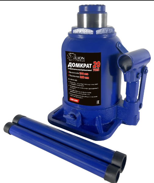 Бутылочный домкрат LION Tools LDB-20N - фото