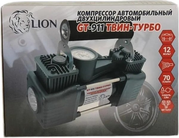 Автомобильный компрессор LION GT-911