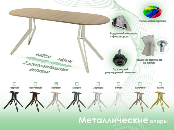 Обеденный стол AMC Elite / Е21(1200) D3