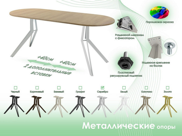 Обеденный стол AMC Elite / Е21(1200) D3
