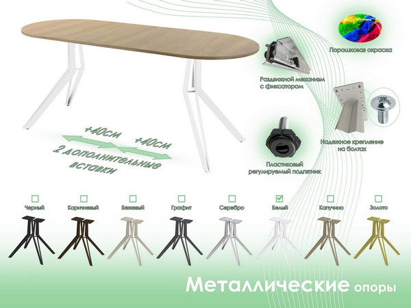 Обеденный стол AMC Elite / Е21(1200) D3