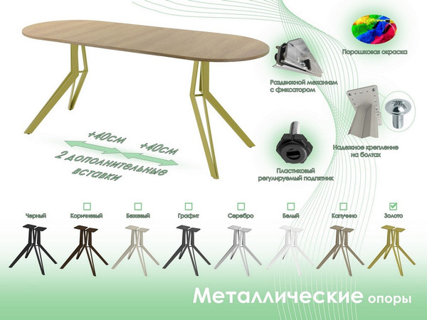Обеденный стол AMC Elite / Е21(1200) D3
