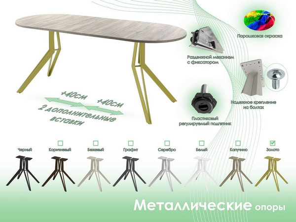 Обеденный стол AMC Elite / Е21(1100) D3