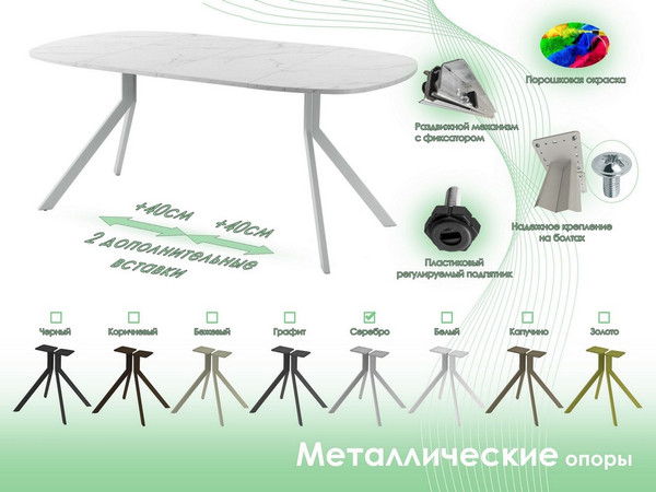 Обеденный стол AMC Elite / Е18(900) D7
