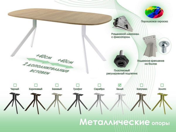 Обеденный стол AMC Elite / Е18(900) D7