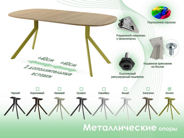 Обеденный стол AMC Elite / Е18(800) D7