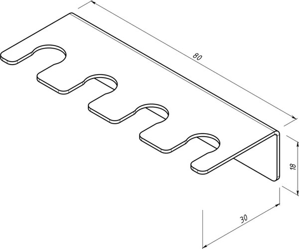 Держатель для зубной щетки Rexant 38-0696