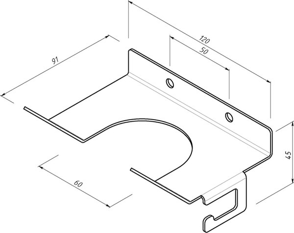 Держатель для фена Rexant 38-0705
