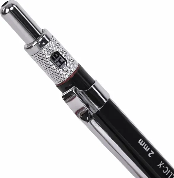 Механический карандаш Brauberg Metallic-X 20. С набором грифелей HB (12шт) / 181967