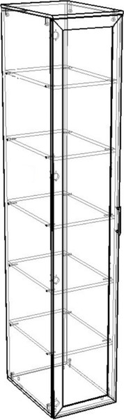 Шкаф-пенал Премиум Флоренция