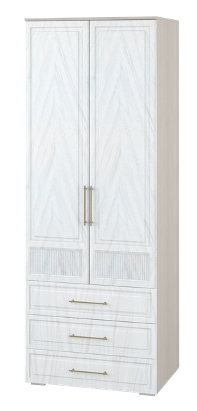 Шкаф Премиум Флоренция двухстворчатый с ящиками - фото