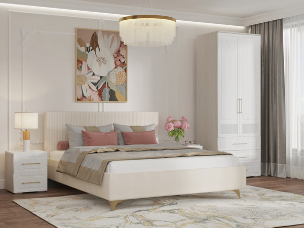 Шкаф Премиум Флоренция двухстворчатый с ящиками