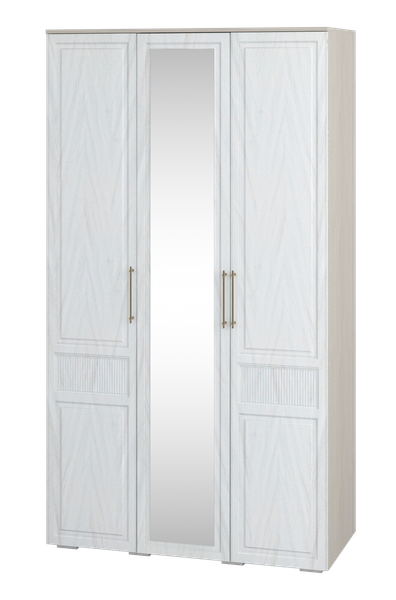 Шкаф Премиум Флоренция трехстворчатый с зеркалом - фото