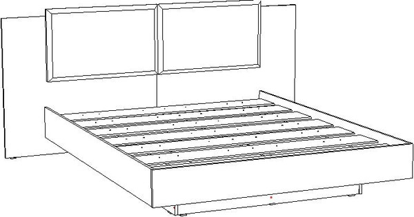 Полуторная кровать Премиум Оливия