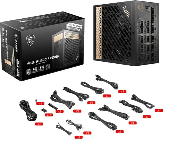 Блок питания для компьютера MSI MEG AI1300P PCIE5