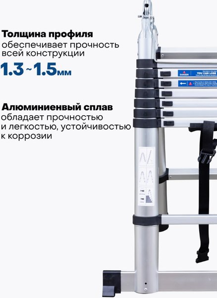 Лестница-стремянка Scheppach Sch-UP250-M