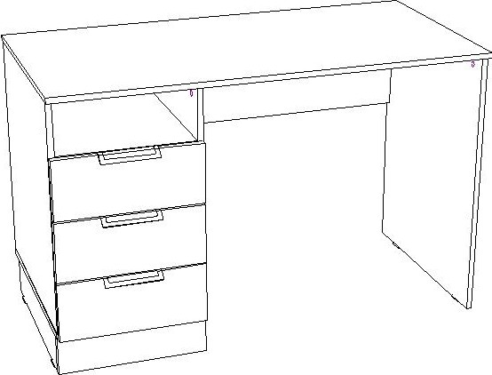 Письменный стол Премиум Амелия Оливия