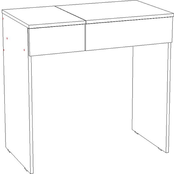 Туалетный столик Премиум Амелия Оливия