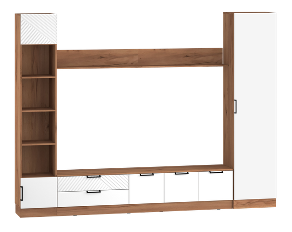 Стенка Премиум Оливия под ТВ