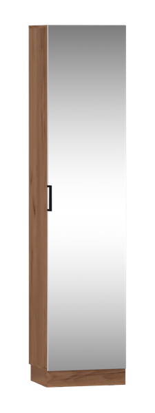 Шкаф-пенал Премиум Оливия 500 фасад с зеркалом - фото