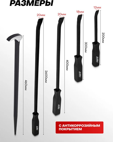 Набор ломов JBC 904U5A