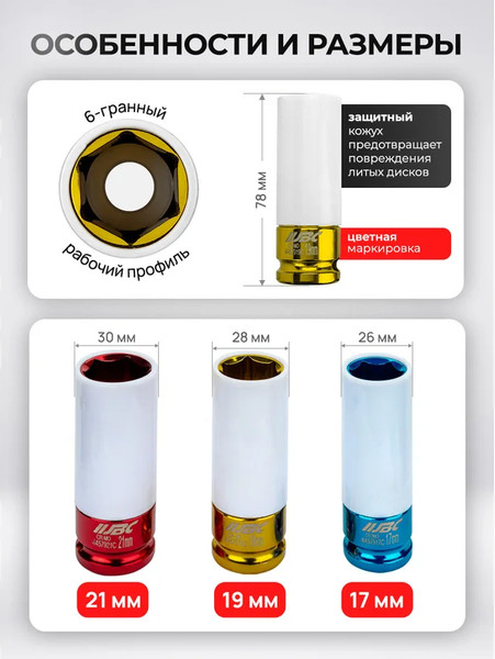 Набор головок слесарных JBC 4032