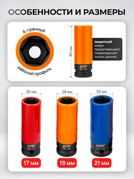 Набор головок слесарных JBC 4032C