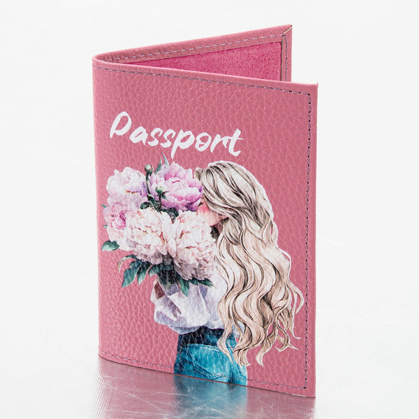 Обложка на паспорт Brauberg Девушка / 238868