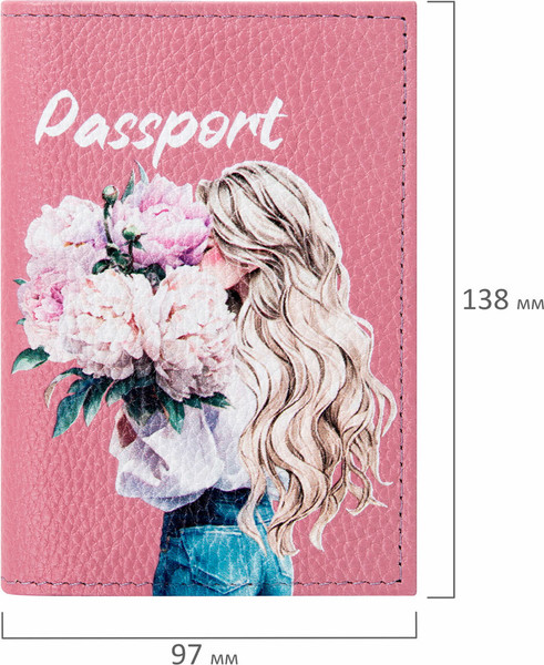 Обложка на паспорт Brauberg Девушка / 238868