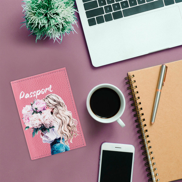 Обложка на паспорт Brauberg Девушка / 238868