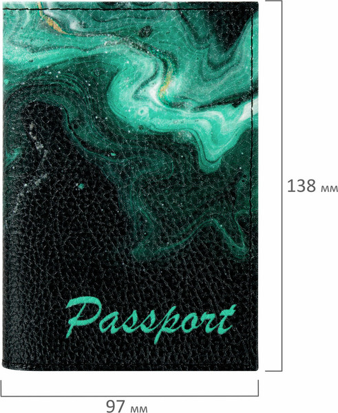 Обложка на паспорт Brauberg Дым / 238869