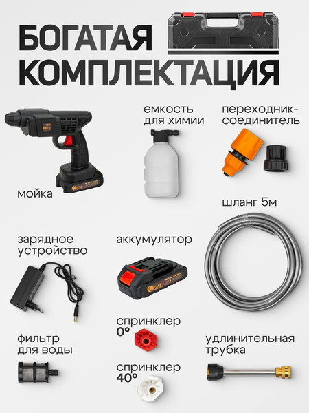 Мойка высокого давления Forstime FT-PG001