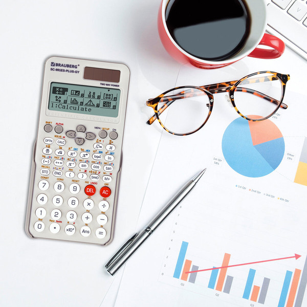 Калькулятор Brauberg SC-991ES-Plus-GY / 272652