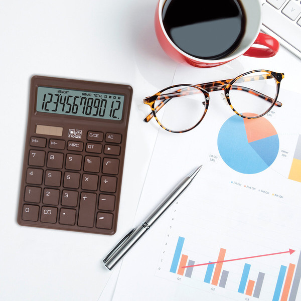 Калькулятор Brauberg CH-12-BR / 272961