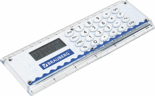 Калькулятор Brauberg DC-107 / 271727 - фото