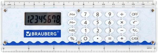 Калькулятор Brauberg DC-107 / 271727